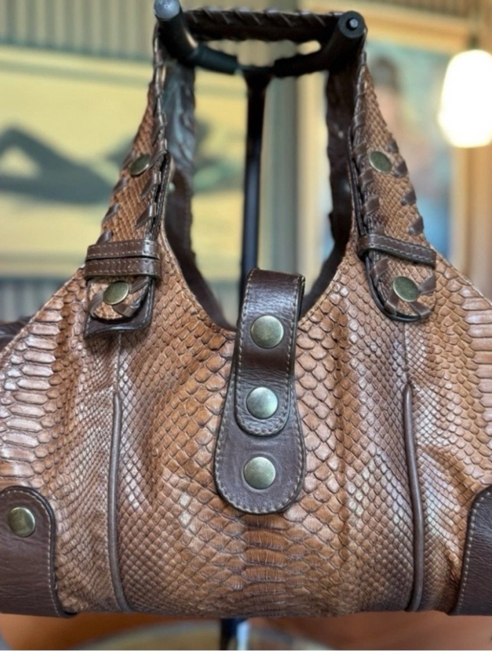 Chloe Python Handbag - Picture 7 of 10